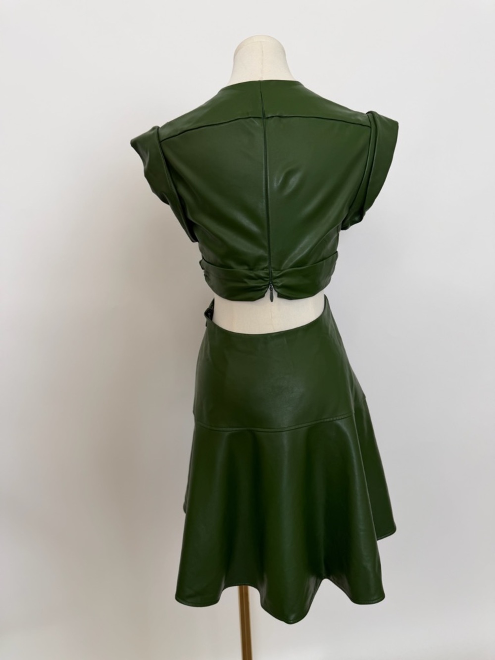 A.L.C. Lexi Dress in Forest Green - Picture 3 of 10